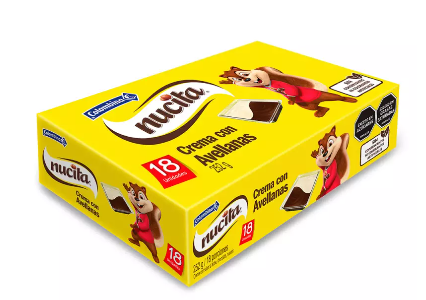 Crema Nucita con Avellana x 18 UND